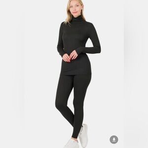 #239 LOUNGE SET LEGGINGS AND TURTLE NECK